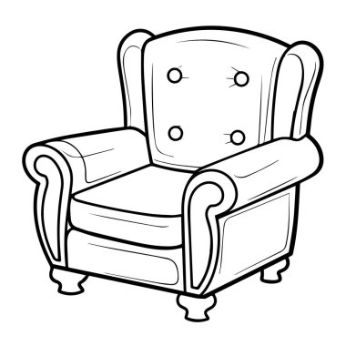 bir sandalye çizimi