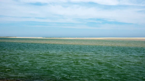Vista Dell Oceano Atlantico Algarve Portogallo — Foto Stock