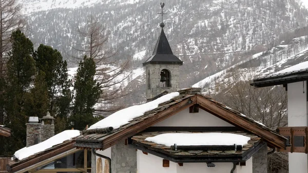 Invierno Los Alpes Suizos — Foto de Stock