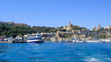 Gozo, Malta 'daki eski Mgarr limanı.
