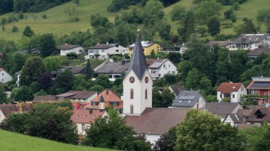 Güzel Alpler manzarasının manzarası