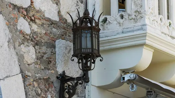 Syrakus şehrinde sokak lambası