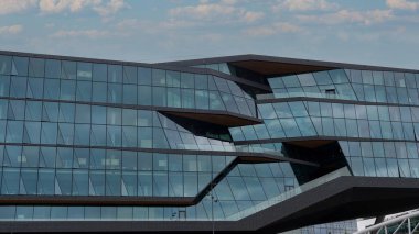 modern architecture in the city of amsterdam