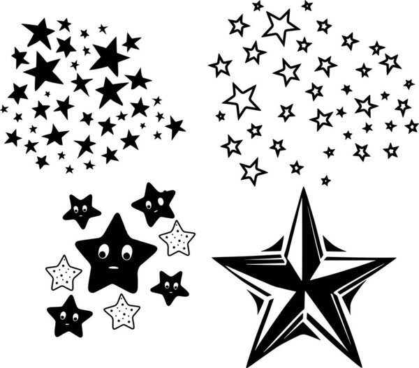 Star icon in cartoon isolated on white background. Vector illustration plastic volumetric yellow star. Vector illustration