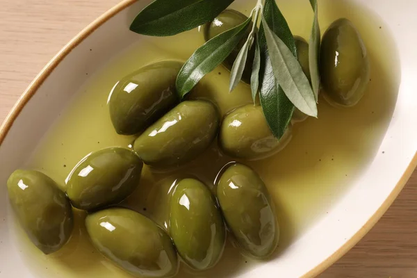 Oliven Schüssel Mit — Stockfoto