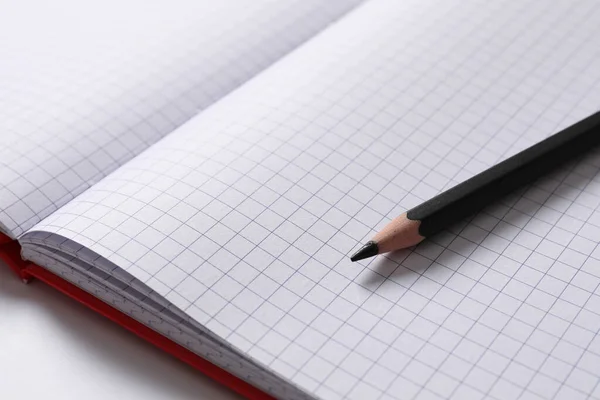 a notebook on a white background