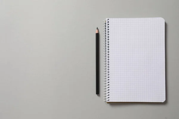 Caderno Sobre Fundo Branco — Fotografia de Stock
