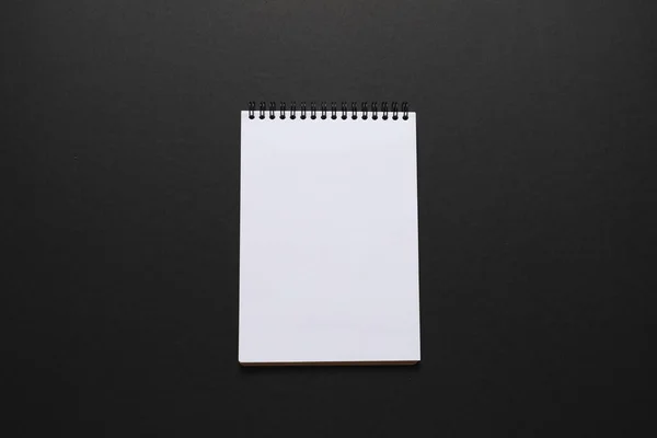 Blanco Kalender Donkere Achtergrond — Stockfoto