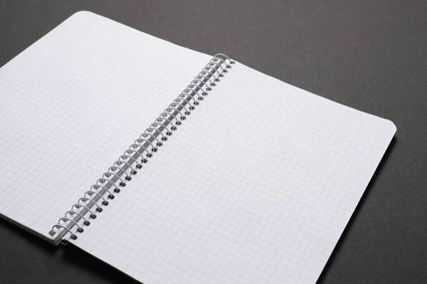 Caderno Branco Caneta — Fotografia de Stock