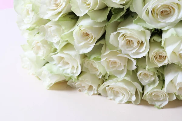 white wedding bouquet on a white background.