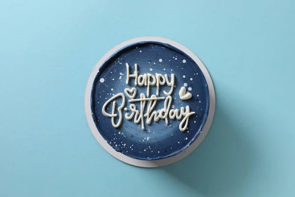 round frame with text happy birthday on white background