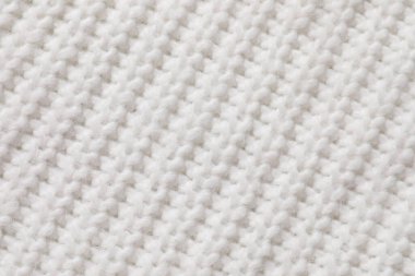 Beyaz örme kumaş arka plan