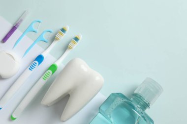 Diş tedavisi ve diş bakımı kavramı