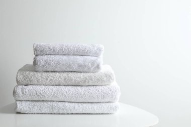 banyo Havlu yığını 