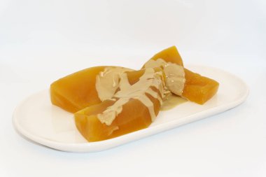 Türk Balkabağı Tatlısı. Tahini ile ev yapımı balkabağı tatlısı. Ana adı 