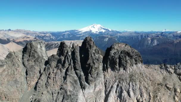 Pico Montanha Bariloche Patagônia Argentina — Vídeo de Stock