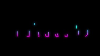 Mavi ve mor renkli animasyon metni ve parlak ışığı için teşekkürler..