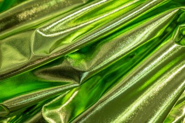yeşil saten ipek saten, lüks kumaş, kumaş, sıvı zümrüt, arka plan