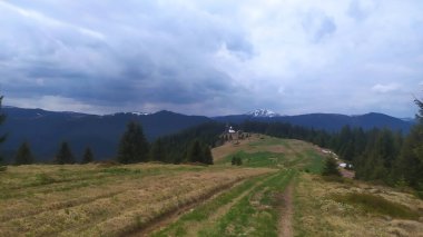 Yazın Karpat Dağları.