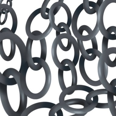 İllüstrasyon için zincirlerin arka planı