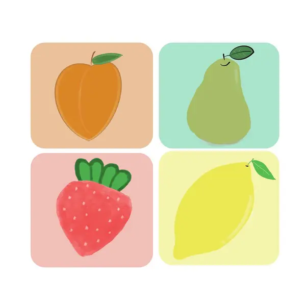Contesto Serie Frutta — Foto Stock