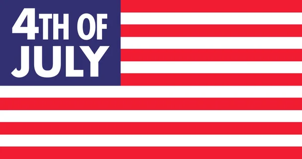 Julho Bandeira —  Vetores de Stock