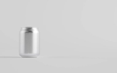 250 gram. 250ml Stubby Alüminyum İçecek Kutusu - Tek Kutu. 3B Görüntü