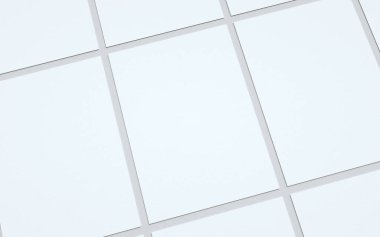 A4 Flyer / Letterhead Model Uçucular. 3B Görüntü