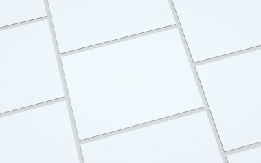 A4 Flyer / Letterhead Model Uçucular. 3B Görüntü