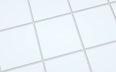 Kare Flyer Model Model Uçucular. 3B Görüntü