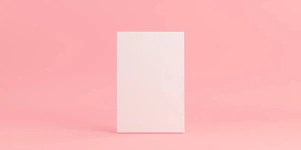 Product Podium White Podium Pink Background Illustration — Stock Photo, Image