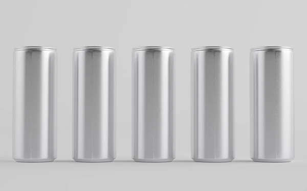250Ml Aluminium Soda Energy Drink Seltzer Iced Coffee Can Mockup — Φωτογραφία Αρχείου