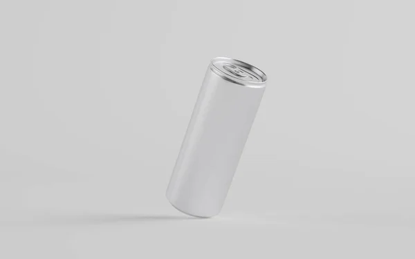 250Ml Soda Alumínio Bebida Energética Seltzer Gelado Café Pode Mockup — Fotografia de Stock