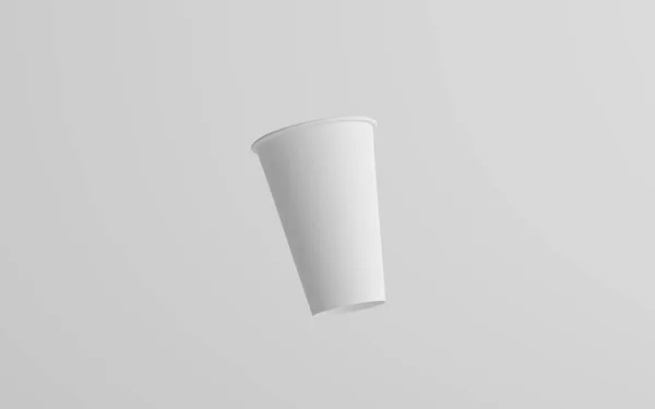 Single Wall Paper Large Coffee Cup Mockup Illustration — стокове фото
