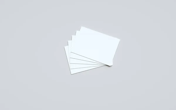 Folheto Cartão Postal Convite Mock Vários Folhetos Ilustração — Fotografia de Stock