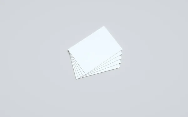 フライヤー ポストカード 招待モックアップ 複数のチラシ イラストレーション — ストック写真