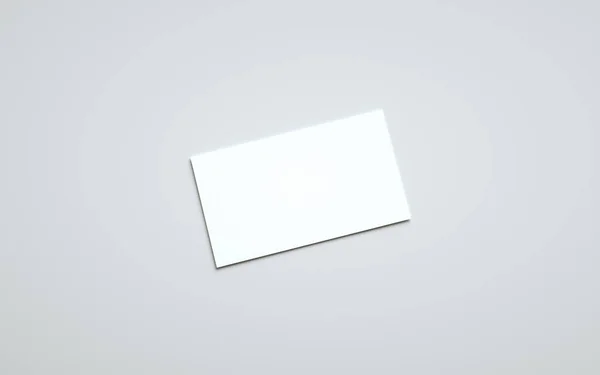 Business Card Mock One Card Моделирование — стоковое фото