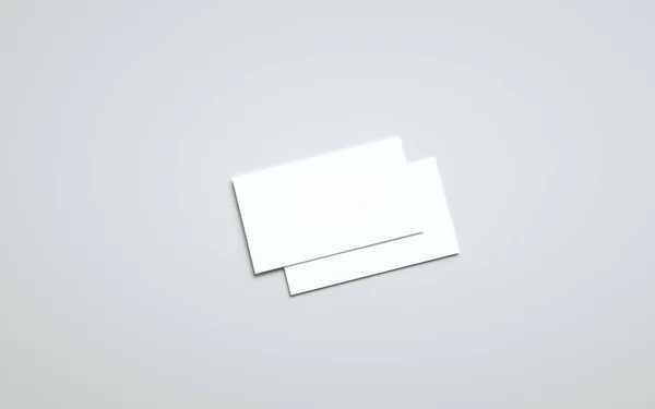 Business Card Mock 겹치는 — 스톡 사진