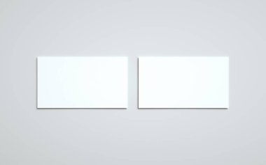 Business Card Model Model (US 3. 5 x 2) - 2 Kart. 3B Görüntü