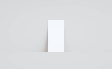 DL Flyer / Davetiye Modifiye - Duvara Karşı Bir El Arkaplanı. 3B Görüntü