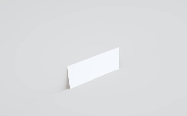 DL Flyer / Davetiye Modifiye - Duvara Karşı Bir El Arkaplanı. 3B Görüntü