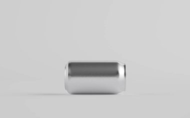 12 ons. 350ml alüminyum kutu maketi. 3B Görüntü