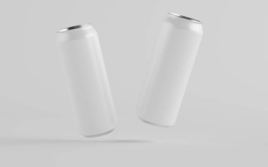 16 ons. / 500ml alüminyum teneke kutu - iki kutu. Blank Label. 3B Görüntü