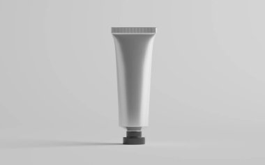 Alüminyum Plastik Kozmetik / Boya Tüpü Mokup - Bir Tüp