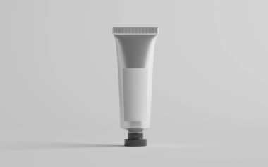 Alüminyum Plastik Kozmetik / Boya Tüpü Mokup - Bir tüp. Boş Etiket