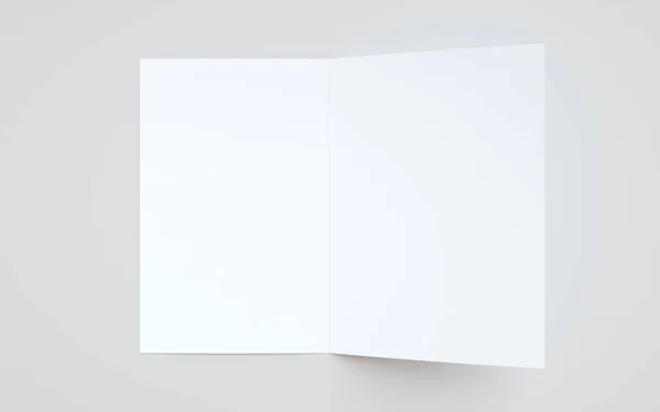 Fold Half Fold Brochure Mock — Stock Photo, Image