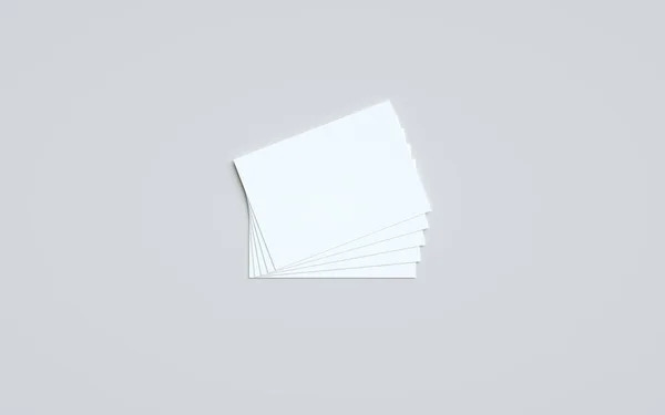 フライヤー ポストカード 招待モックアップ 複数のチラシ イラストレーション — ストック写真