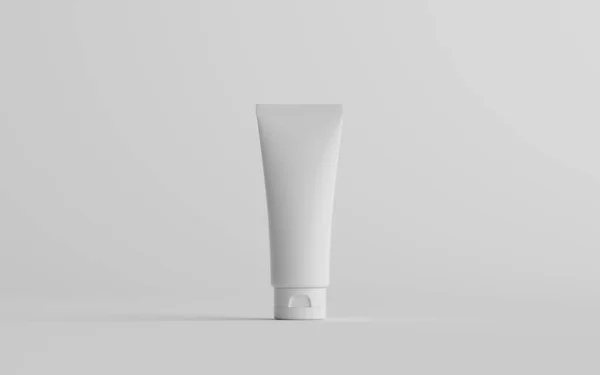 100 ml Kozmetik Krem Tüp Paketleme Modeli - Tek Tüp. 3B Görüntü