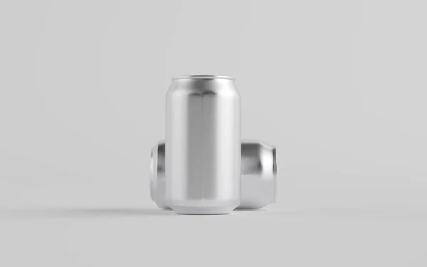 온스요 350Ml Aluminium Can Mockup Cans — 스톡 사진