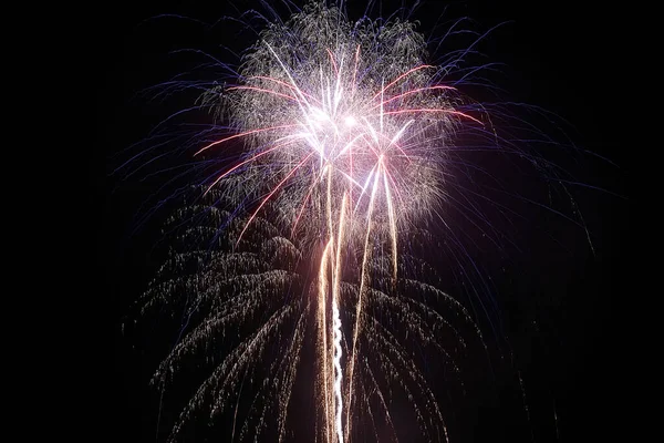 Beautiful Fireworks Sky — Stock Photo, Image
